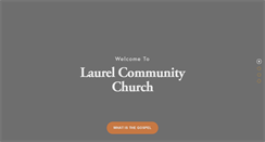 Desktop Screenshot of laurelchurch.com